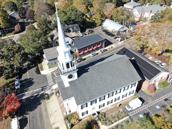 Architectural Shingle Installation for Guilford Congregational Church