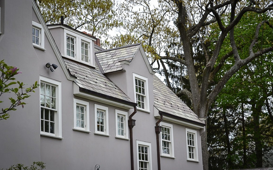 Historic Livingston St. Roof Restoration with Slate & Copper Flashings, Gutters, & Leaders