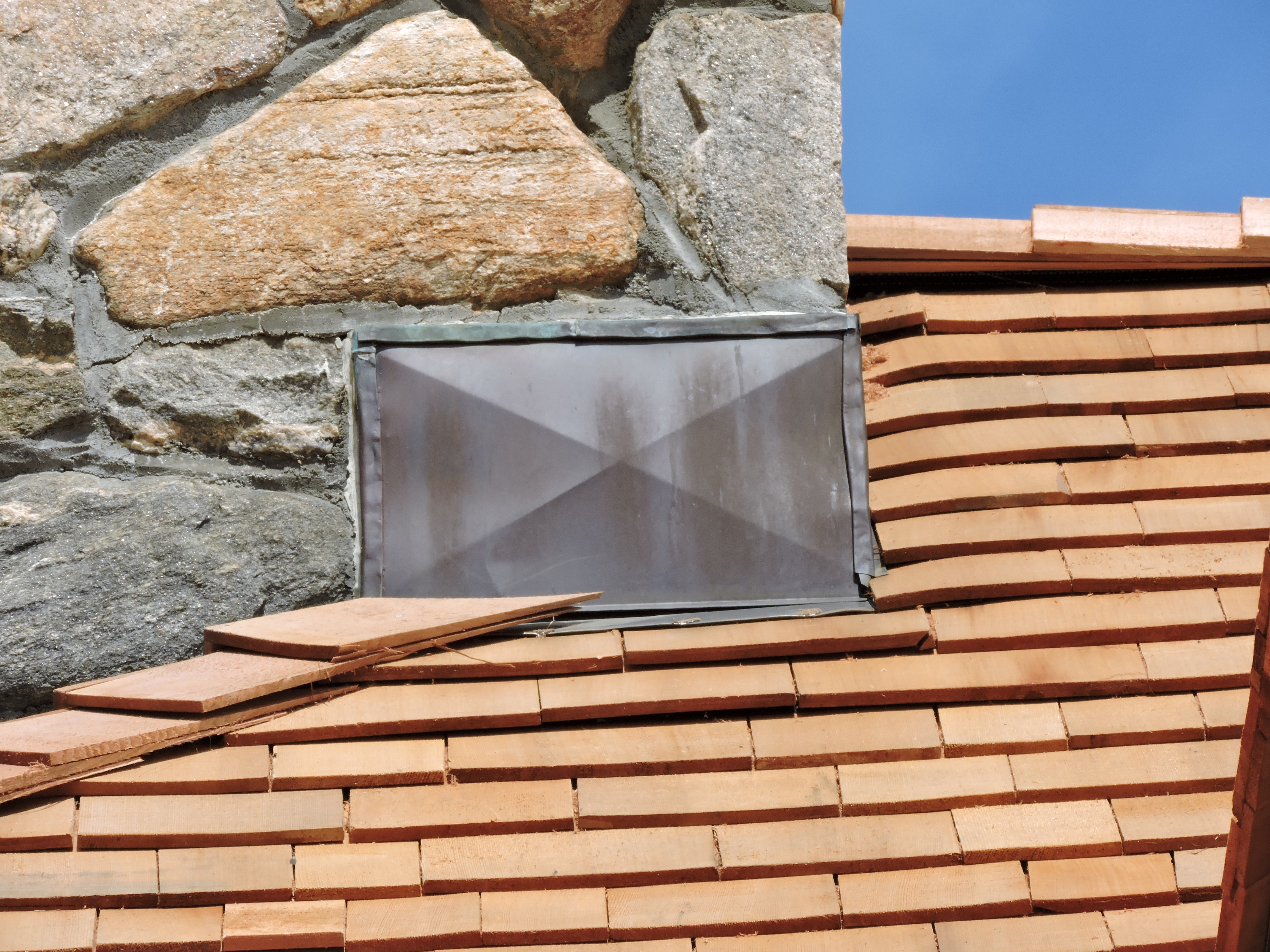 Wood Metal Roof - Flashing Detail Greenwich, CT