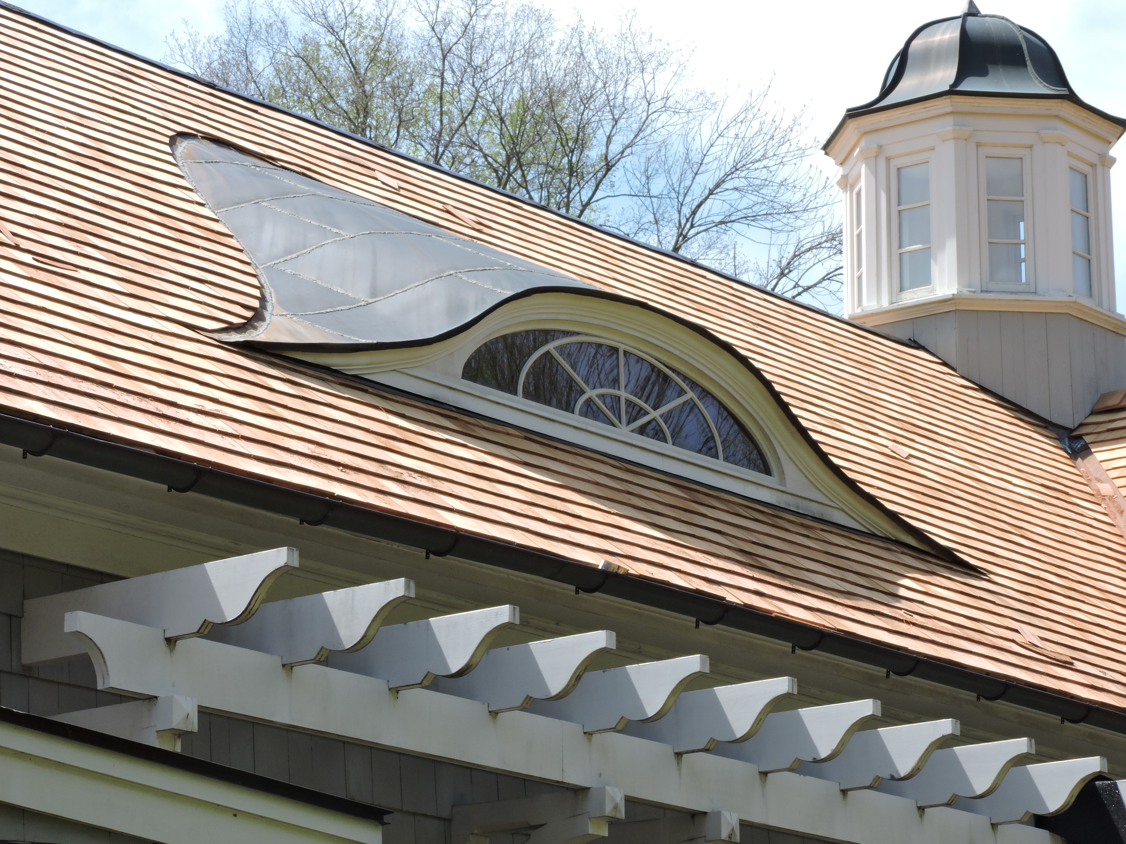 Wood Metal Roof - Eyebrow Dormer, Greenwich, CT