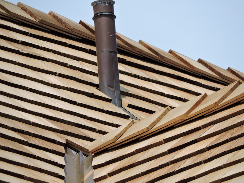 Shingle Detail in Wood Roofs