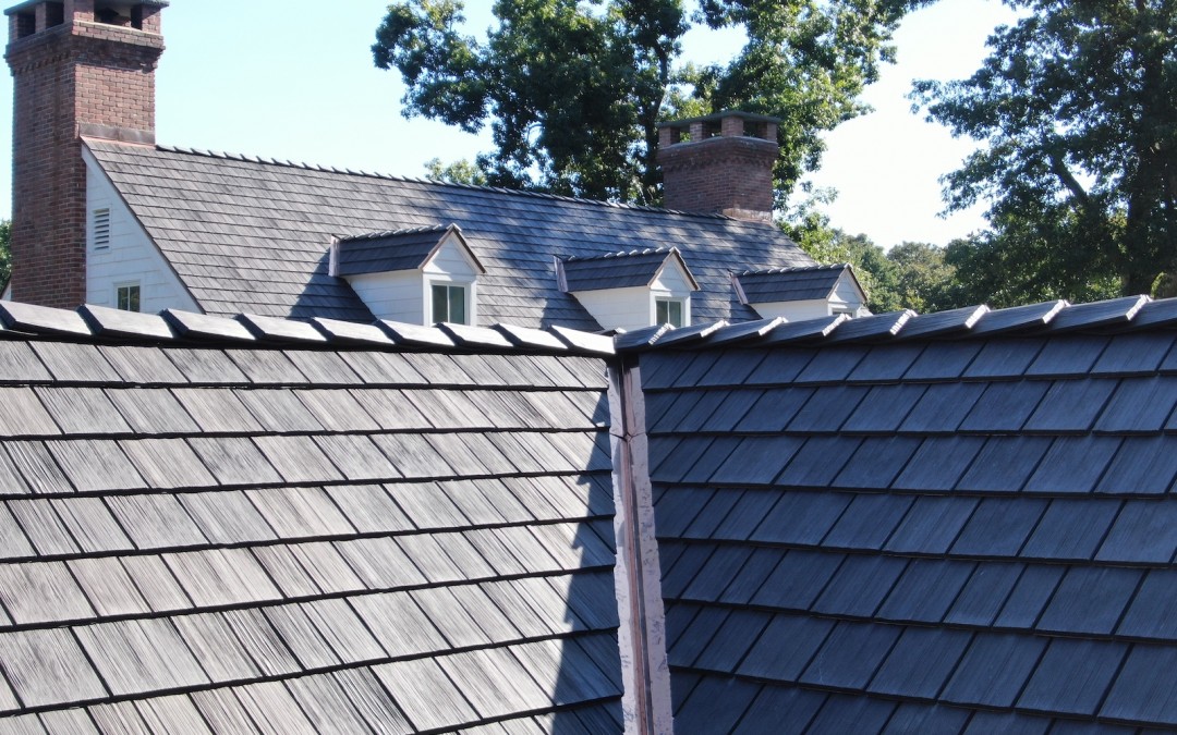 New Canaan Synthetic Slate Valley Flashing