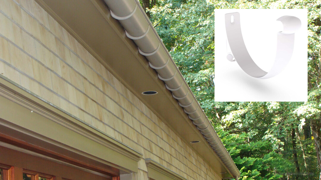 HalfRoundGutterHangers CT Roofcrafters Connecticut Roofing Company