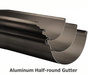 Aluminum Half-round Gutter